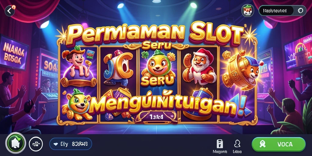 Tampilan gameplay Slot 8364 dengan gulungan berputar.