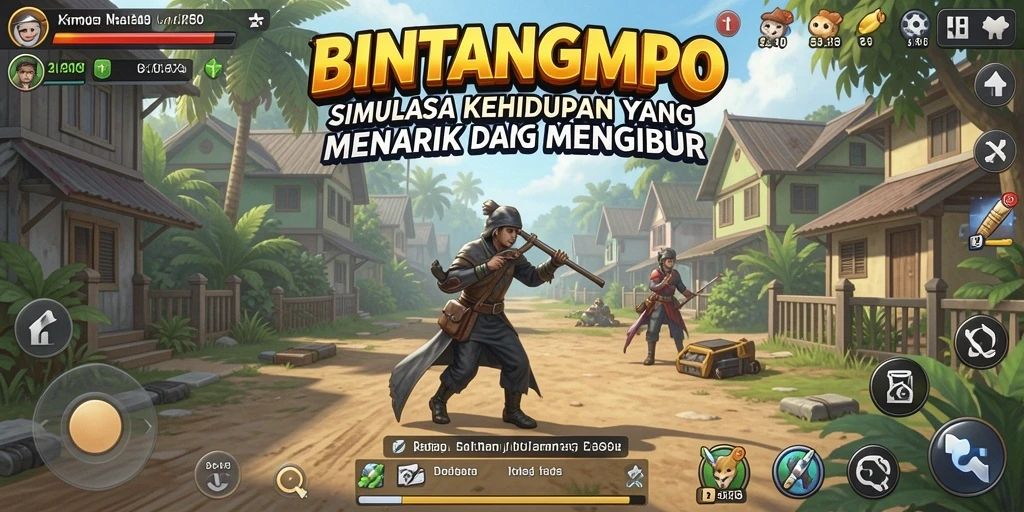 Gambar menampilkan karakter dalam gameplay BINTANGMPO.