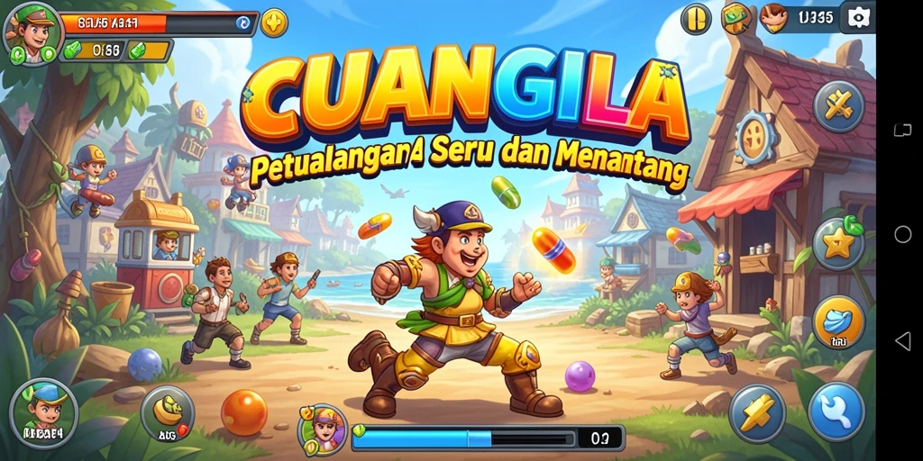 Tampilan gameplay CUANGILA yang seru dan penuh aksi.