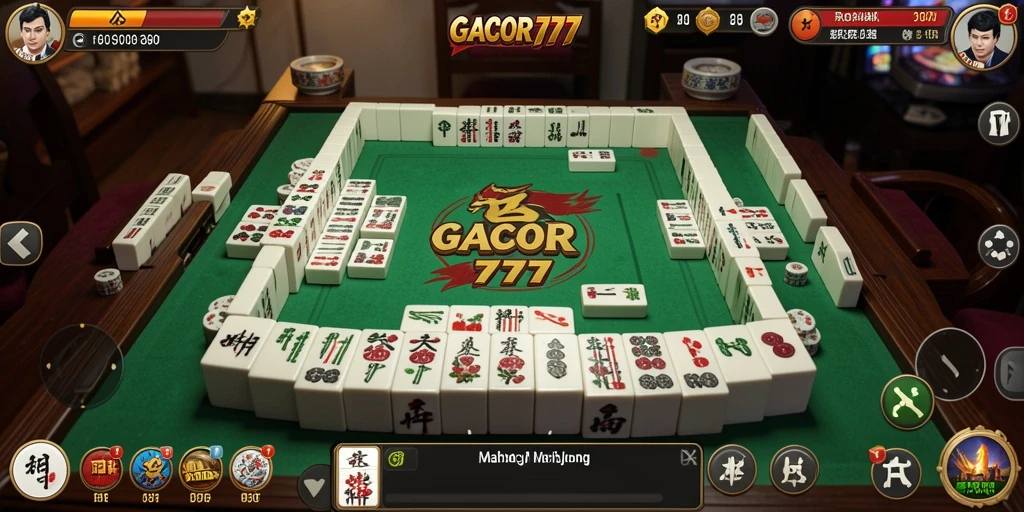 Screenshot GACOR777 menampilkan gameplay Mahjong yang menarik.