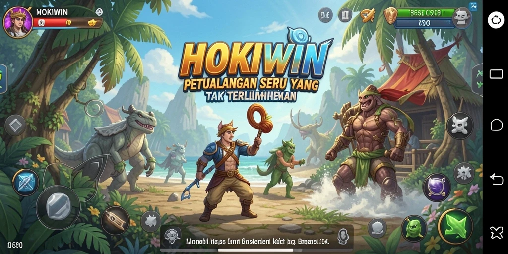 Tampilan gameplay HOKIWIN yang mendebarkan dan penuh petualangan.