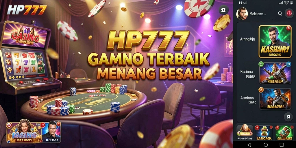 Tampilan gameplay HP777 yang mengasyikkan dalam permainan Kasino.