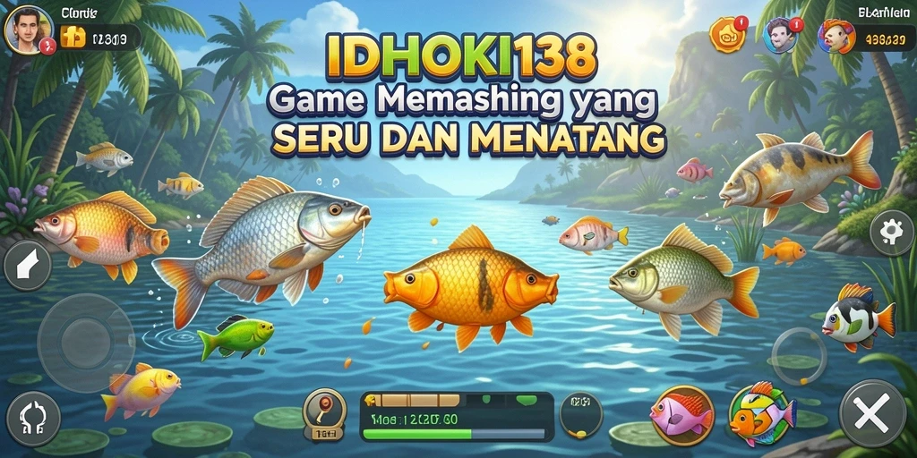 Tampilan gameplay seru di IDRHOKI138 dengan aksi memancing yang mendebarkan.