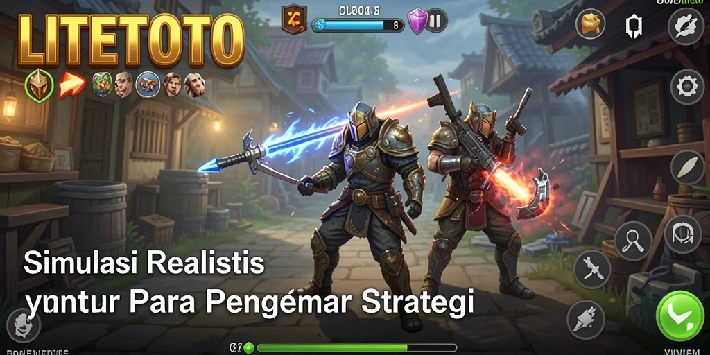 Tangkapan layar gameplay LITETOTO yang menunjukkan tantangan dan strategi.