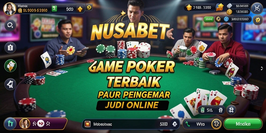Tampilan gameplay seru dari NUSABET dengan pemain yang aktif.