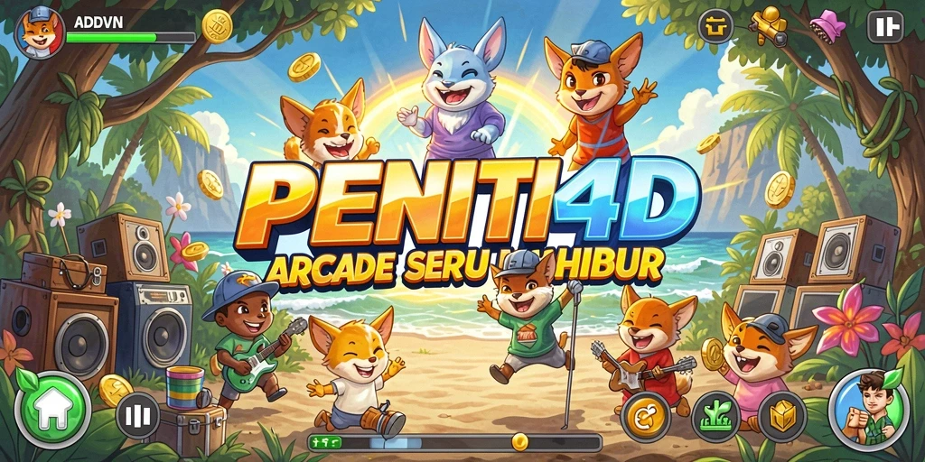 Gameplay seru dan menantang dalam PENITI4D.