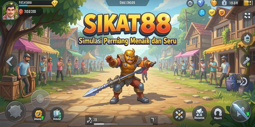 Tampilan menarik dari gameplay SIKAT88 yang seru.