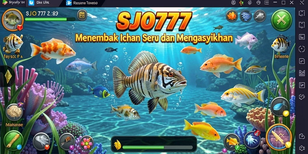 Gameplay menarik dari SJO777 dengan aksi menembak ikan.