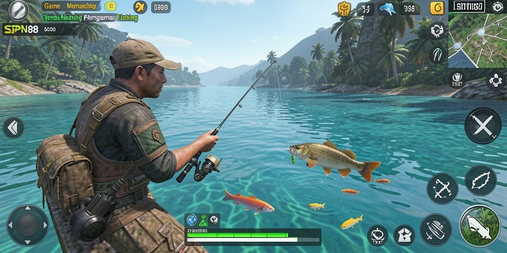 Tangkapan ikan epic dalam gameplay SPN88 yang memukau.