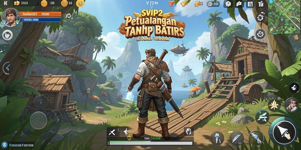 Tampilan gameplay seru di dunia terbuka SVIP2.