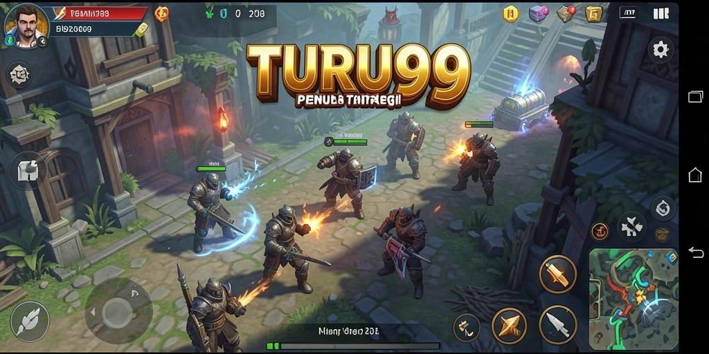 Tampilan gameplay <strong>TURU99</strong> dengan strategi mendebarkan.