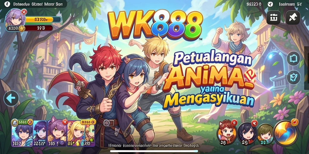 Gameplay seru di dunia Anime yang penuh warna.